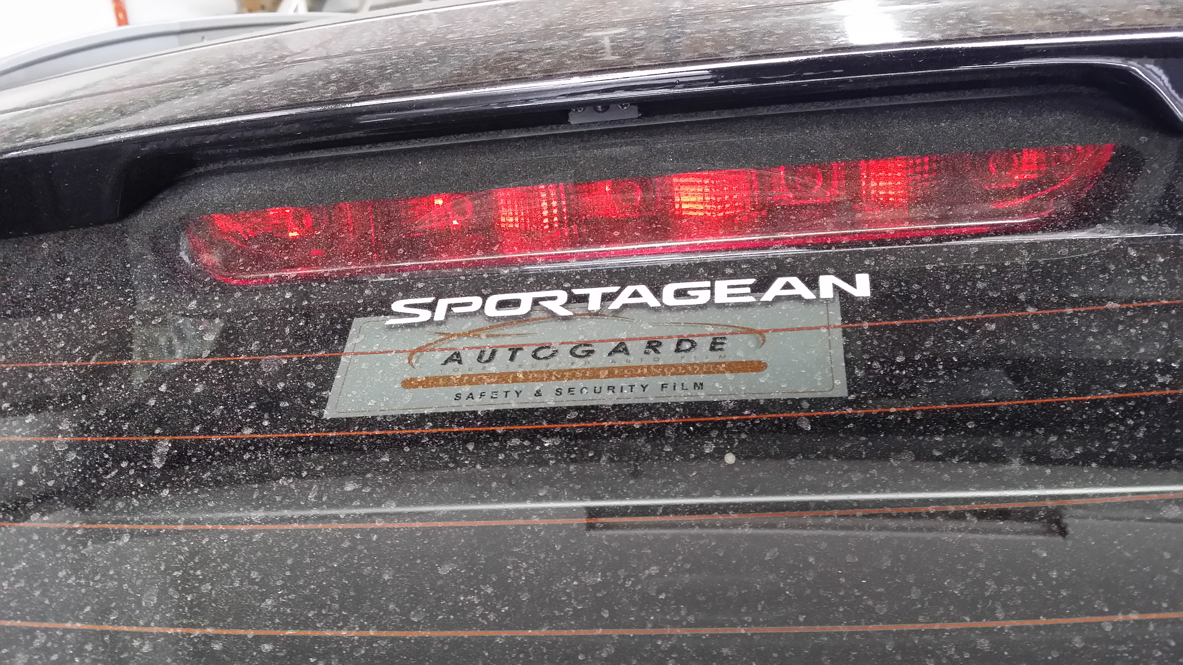 Rear detail of Sportage