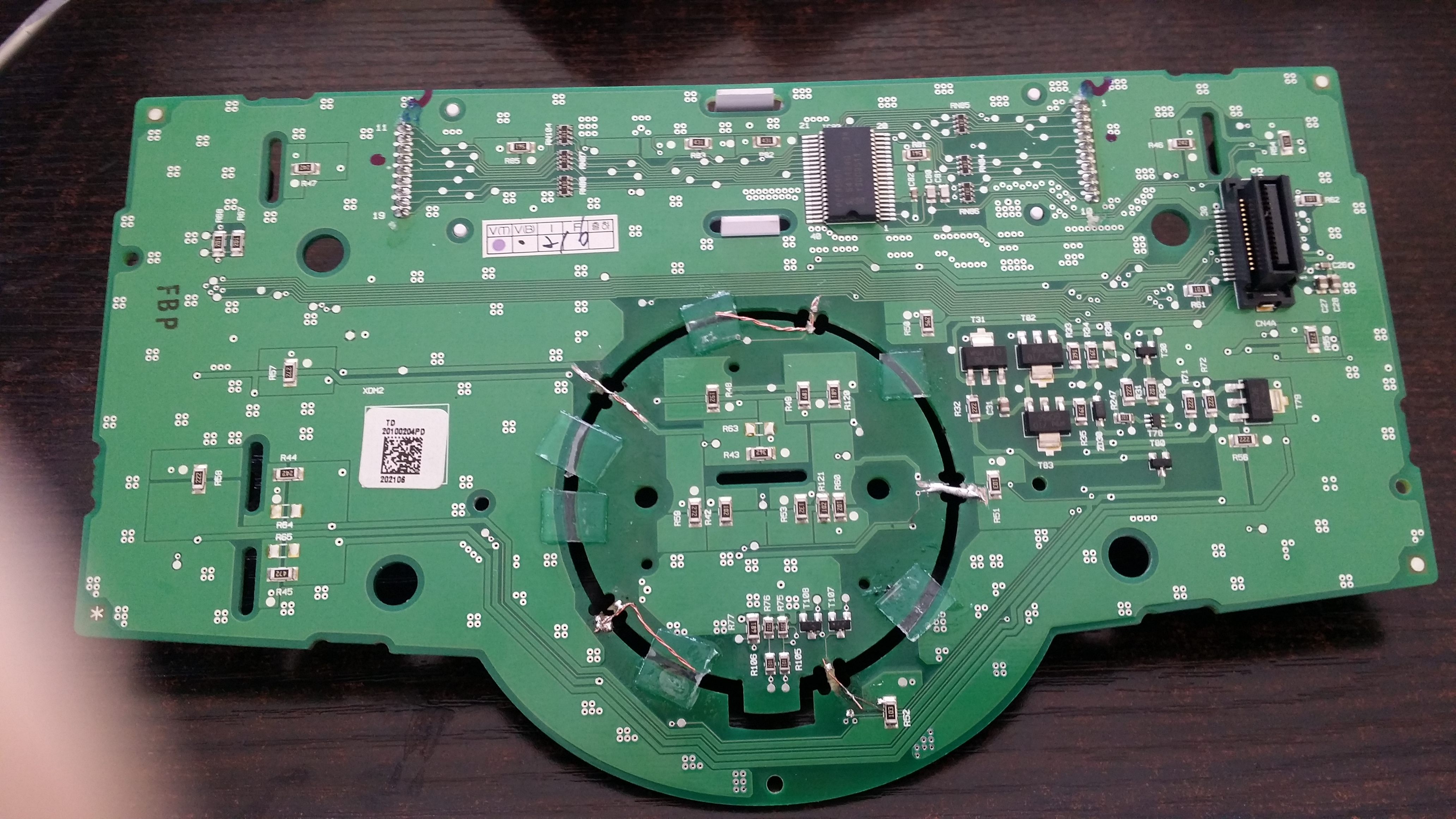 Electronic instrument board repair